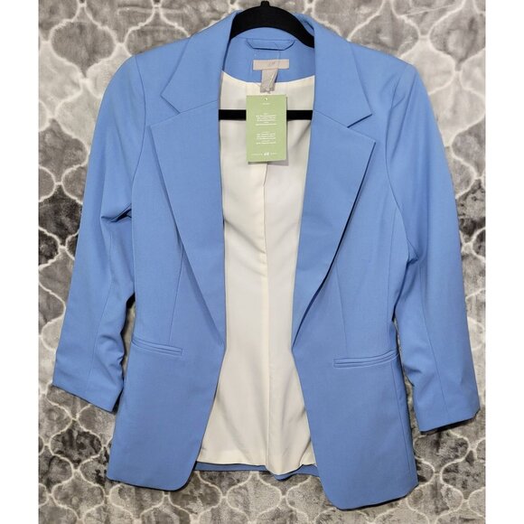 H & M Jackets & Blazers - H & M Women's Open Front Blazer Sz XS Conscious Choice Recycled Material Office